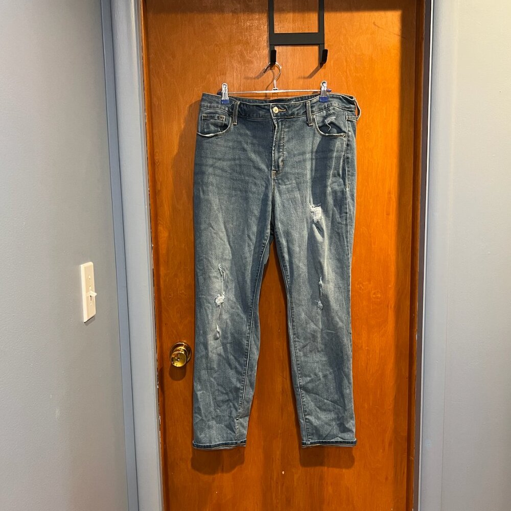 Old Navy Power Slim Straight High Rise Jeans - Size 16